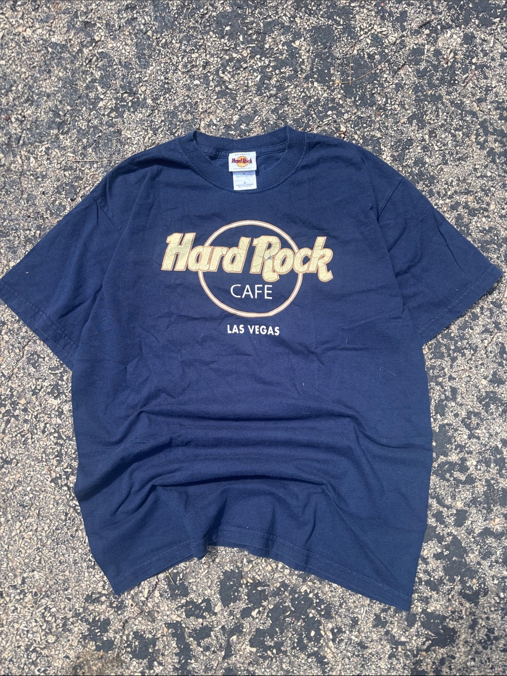 Vintage Hard Rock Cafe Las Vegas Mens Medium Cotton Graphic Tee